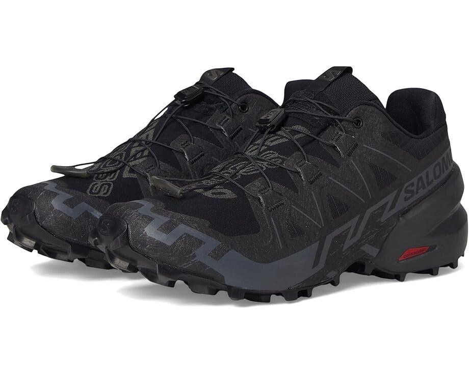 Salomon Salomon Speedcross 6 417440 Sneakers Men's Black Red Low Top Trail Running Shoes