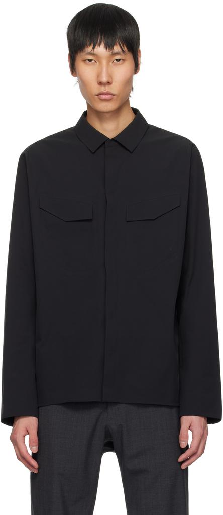 Veilance Black Field LS Shirt