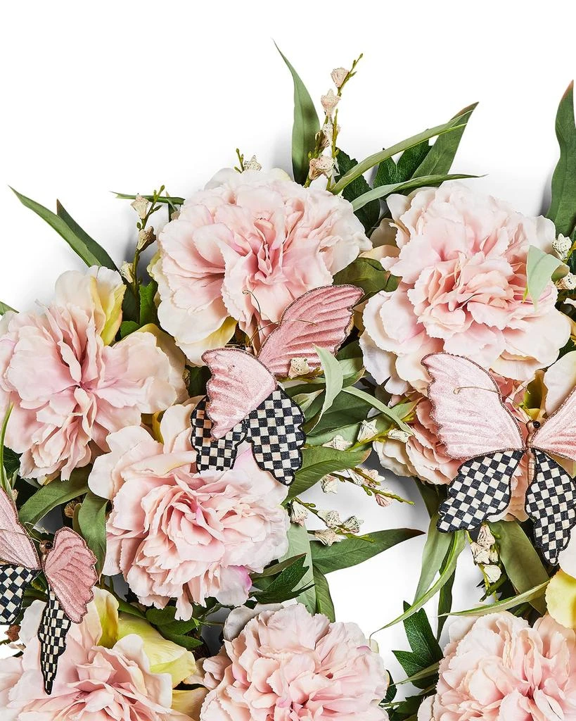 MacKenzie-Childs Butterfly Meadow Peony 26" Wreath 2