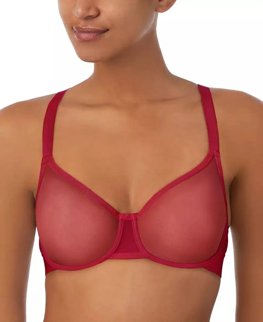 DKNY Women's Sheers Unlined Demi Bra, DK4085 1