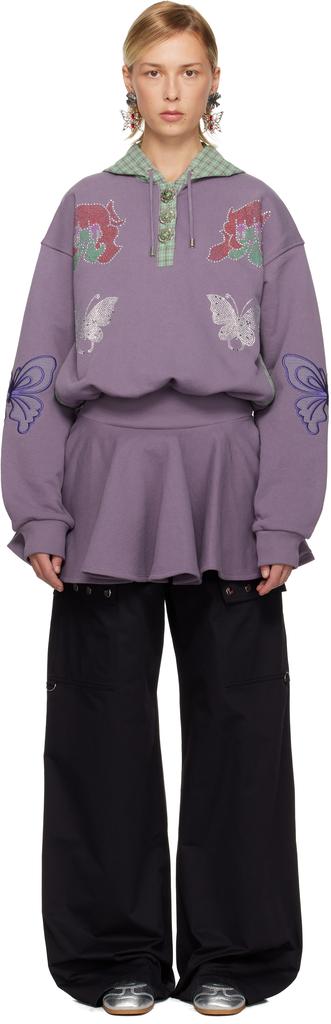 トップス CHOPOVA LOWENA Blue Knot Eye Hooded Knot Eye Hooded Cardigan – Chopova Lowena