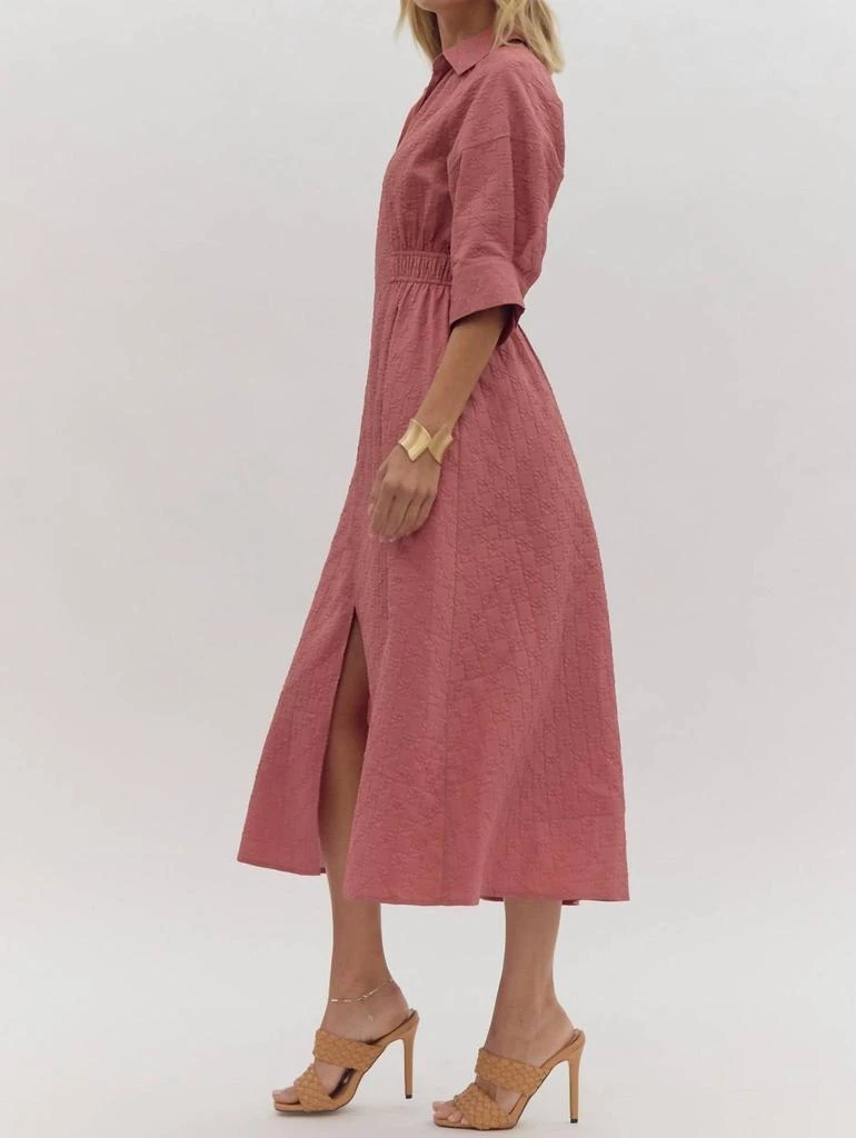 entro Entro - Collared Midi Dress 3