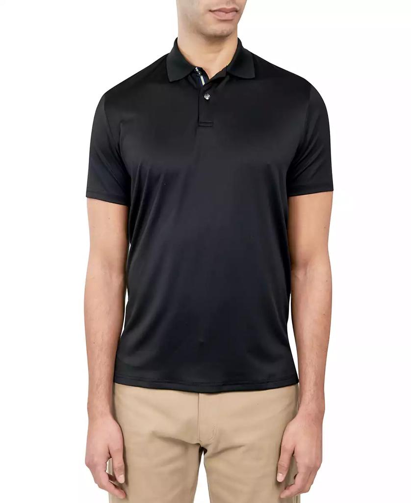 Society of Threads Men's Regular Fit Solid Performance Polo Shirt