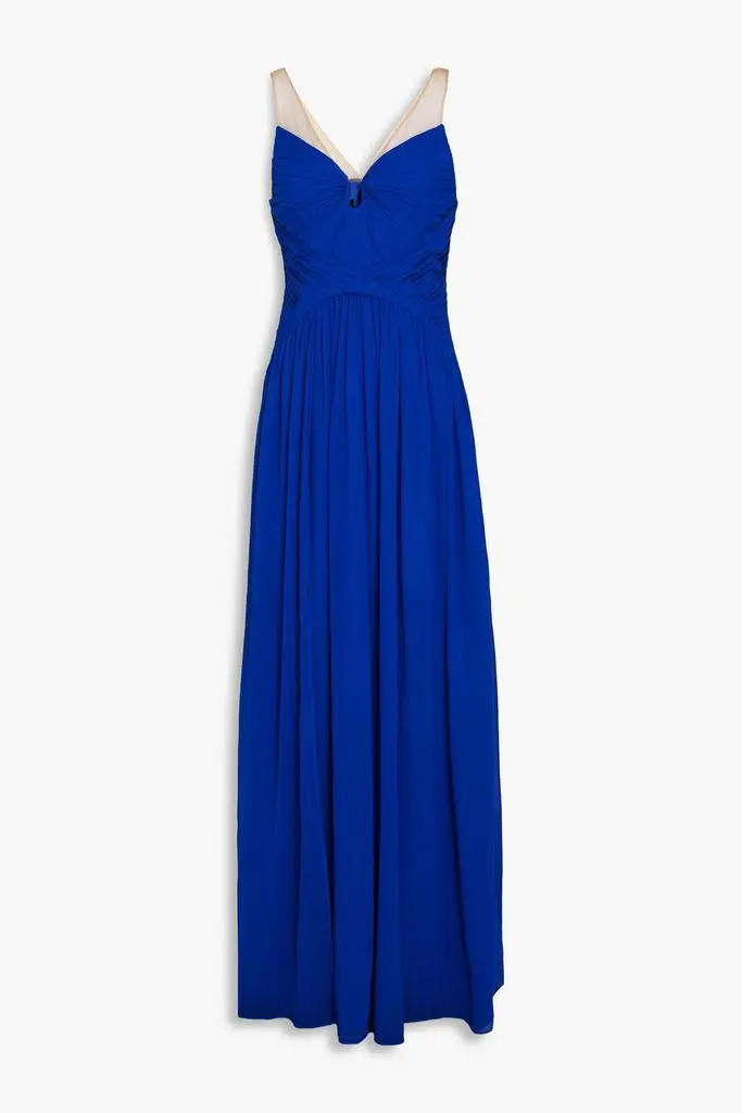 halter maxi dress blue Lady Black Tie - Lumire Halter Maxi Dress - Baby Blue