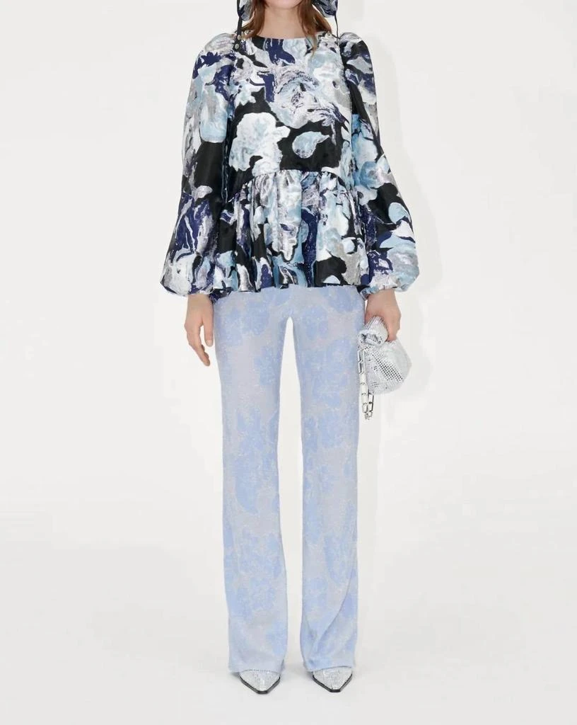 Stine Goya Jenny Top In Icy Flower 1