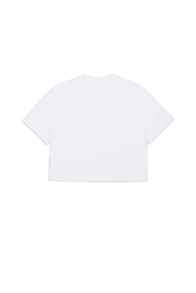 Marni Marni Kids Logo Printed Cropped T-Shirt