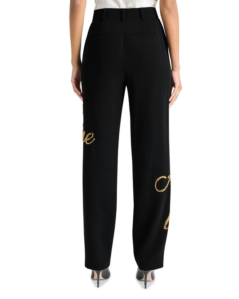 Cinq à Sept Sequin Graphic Pants 2