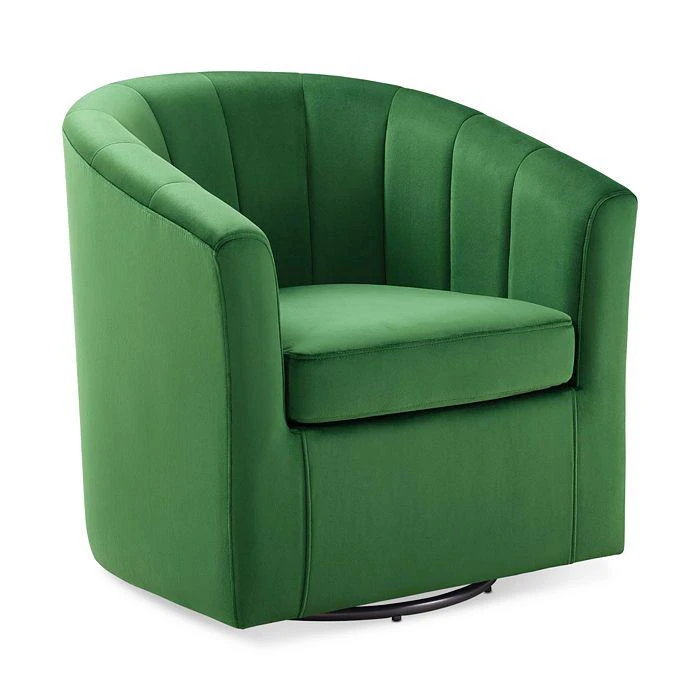 Modway Prospect Performance Velvet Swivel Armchair 1