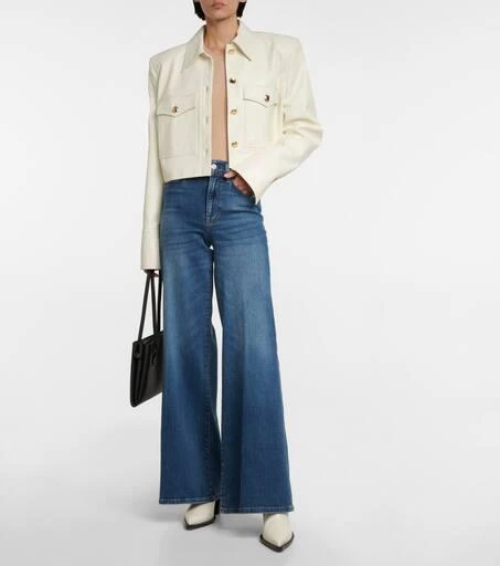 FRAME Le Palazzo high-rise wide-leg jeans 2