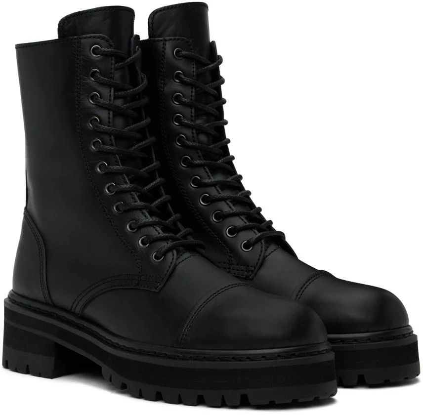 Junya Watanabe Black Steer Oiled Boots 4