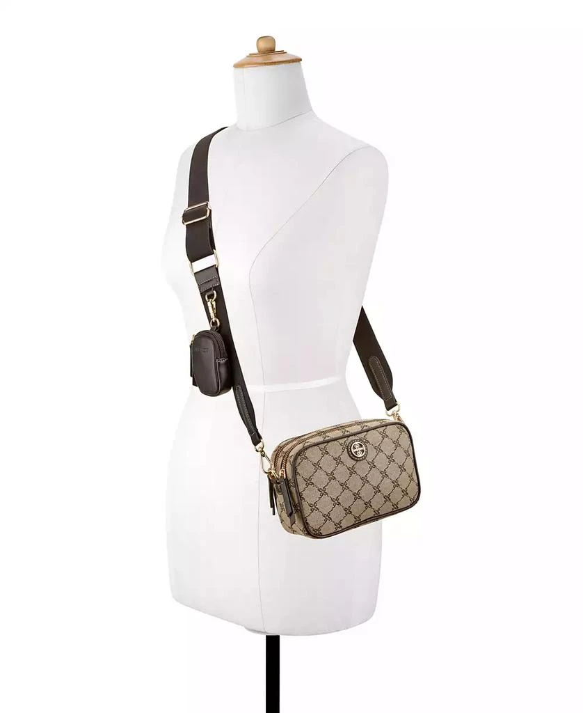 Nine West Avaya Double Zip Camera Crossbody Bag 6