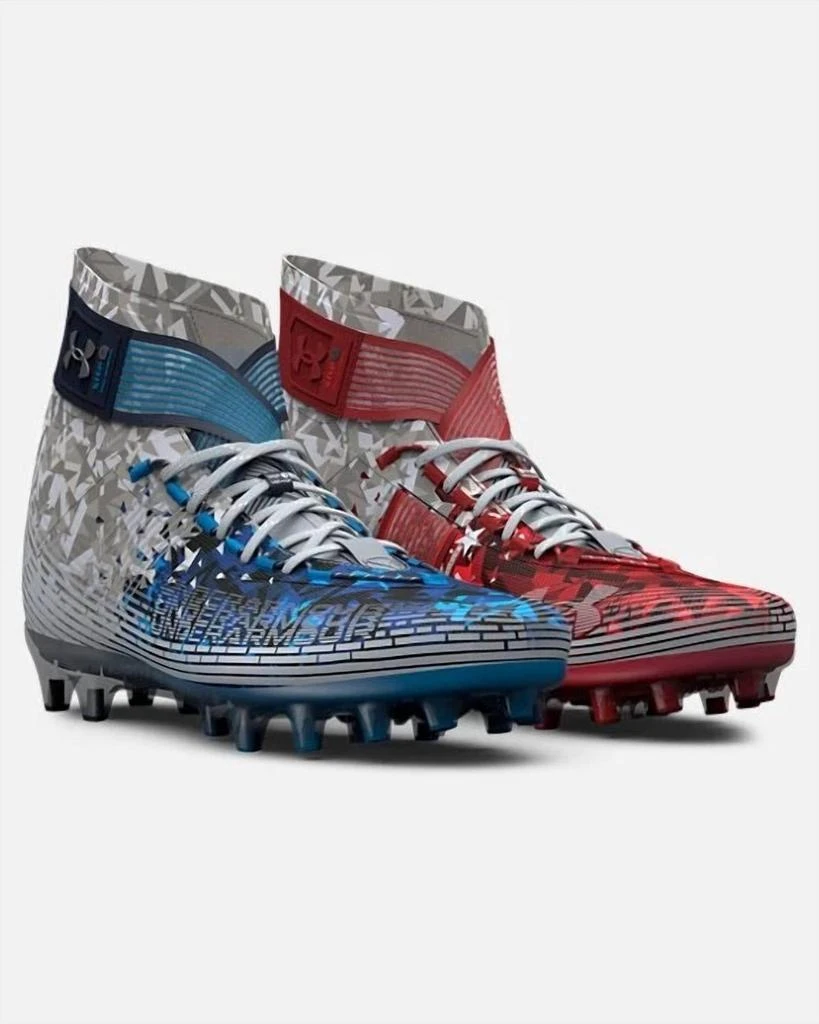 Armour Highlight Mc Red White Under Armour Football Cleats  display picture 1