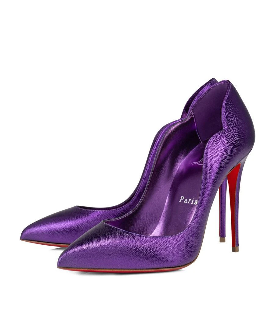 Christian Louboutin Hot Chick Metallic-Leather Pumps 100 3