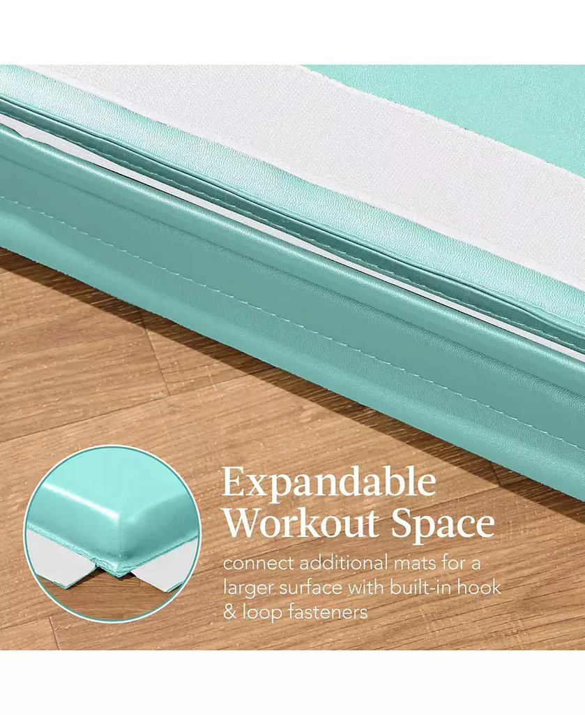 Best Choice Products 10ftx4ftx2in Folding Gym Mat 4-Panel w/ Carrying Handles 
Folding Balance Beam 7