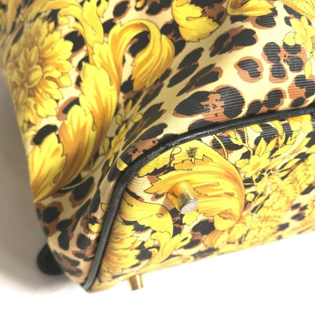 Versace yellow Pvc Leather Backpack (Pre-Owned) 5