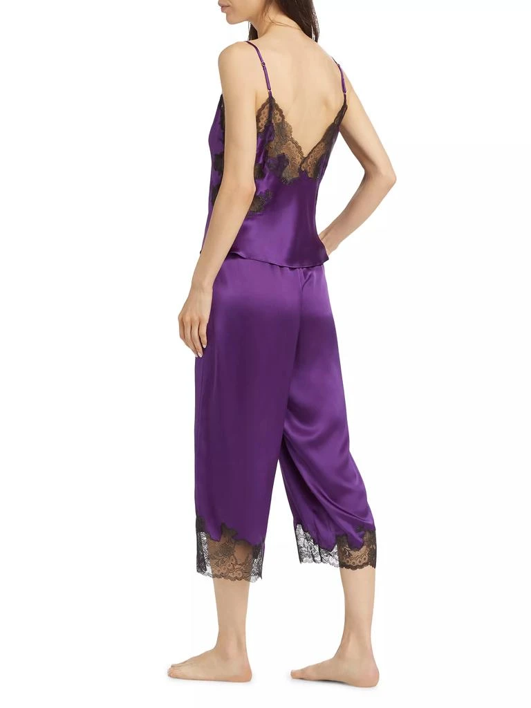 Josie Lolita Silk & Lace Sleeveless Pajamas 2