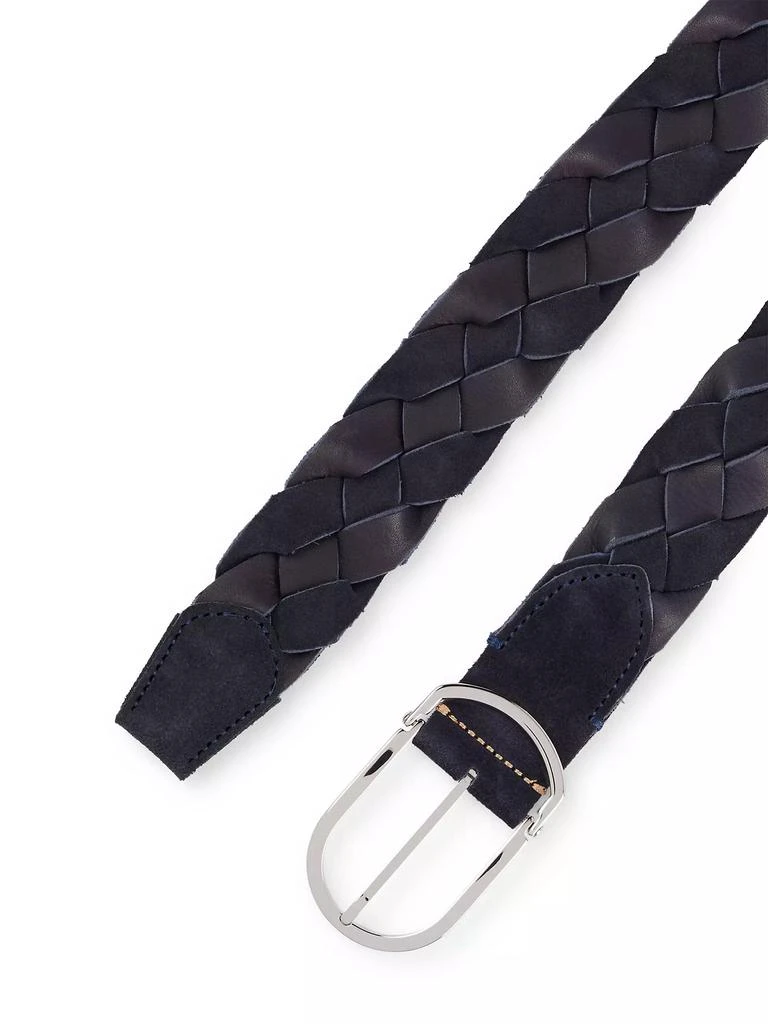 BOSS Woven-Suede Belt with Buckle 2