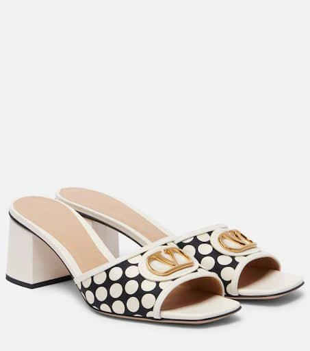 Valentino VLogo polka-dot mules 1