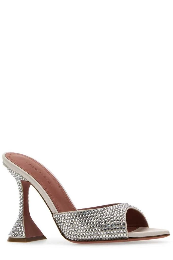 Amina Muaddi Amina Muaddi Caroline Embellished Slip-On Sandals 2