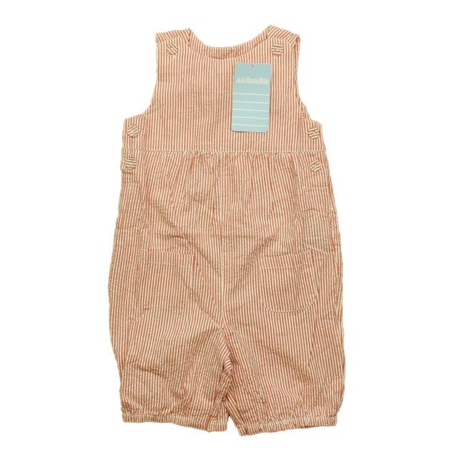 JoJo Maman Bébé Jojo Maman Bebe Boys Red Stripe Romper