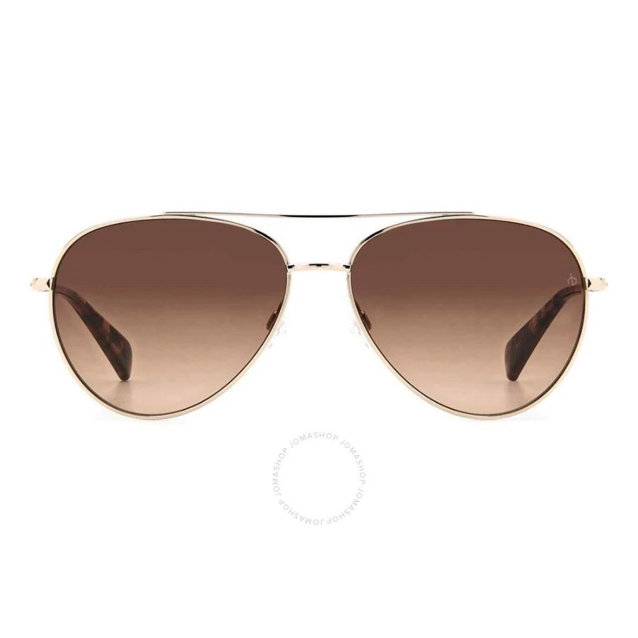 Rag & Bone Rag & Bone Brown Gradient Pilot Ladies Sunglasses RNB1064/G/S 0J5G/HA 58 1
