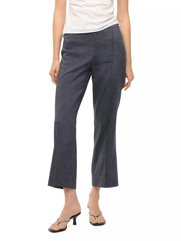Staud Knack Linen-Blend Crop Pants 3