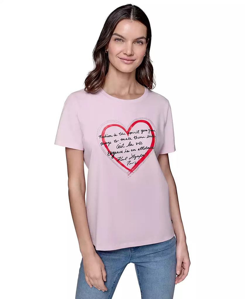 ANDERSSON BELL White Heart Kelly Logo T-shirt - T-Shirts