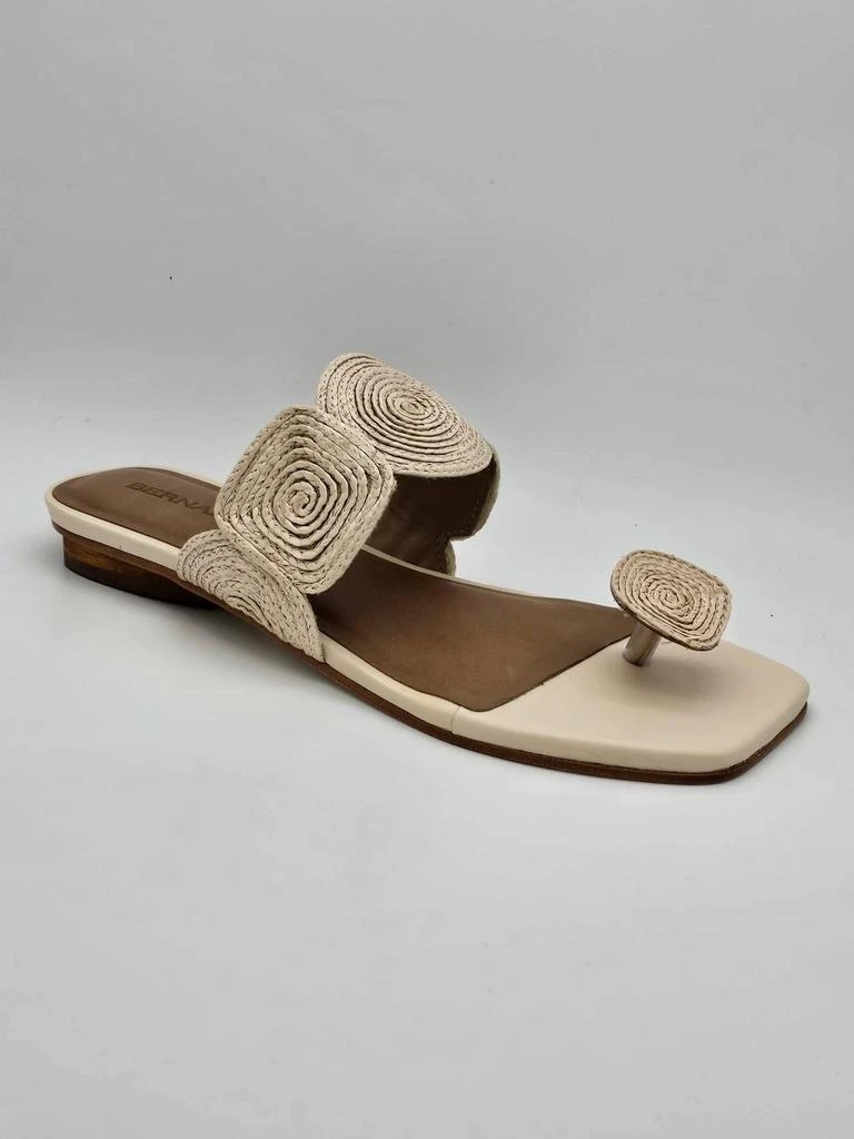 Shop Bernardo - Women Palermo Raffia Sandal on Sale at  NEW BERNARDO women palermo raffia sandal in white main image 0