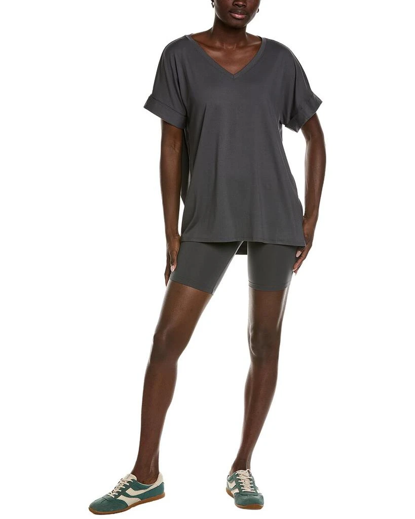 MARION 2pc V-Neck Top & Biker Short Set