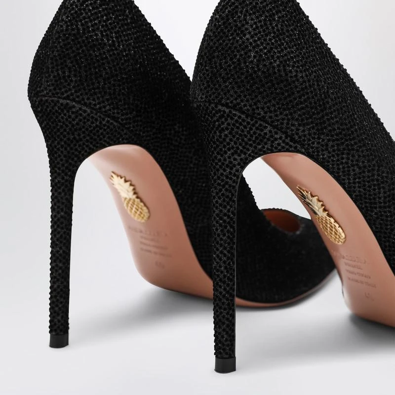 Aquazzura Purist Pump 105 black with rhinestones 5