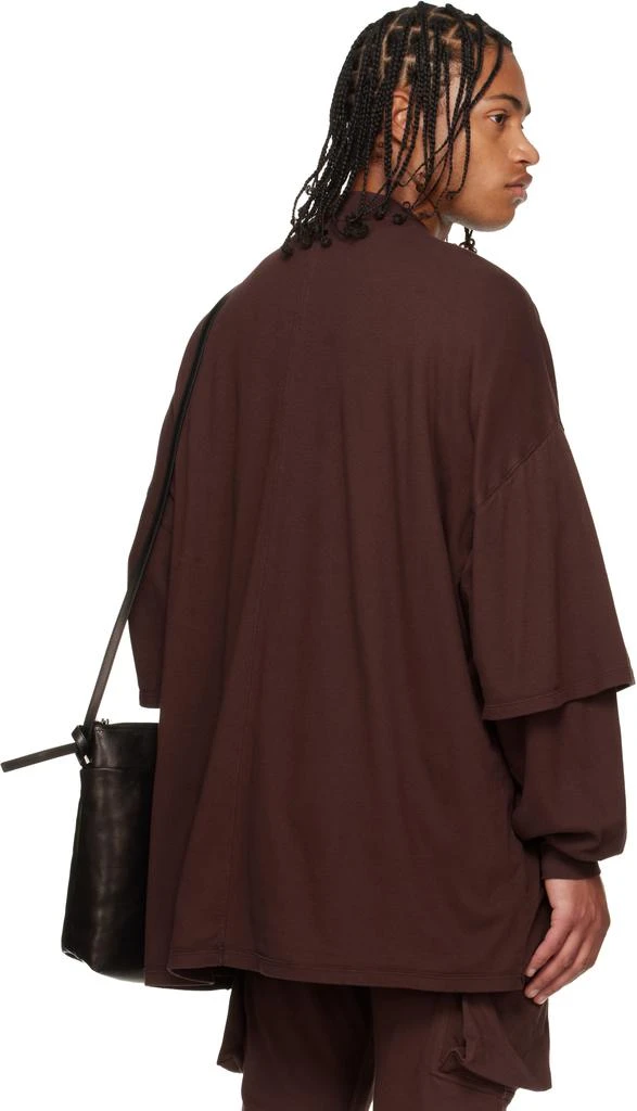 Rick Owens Burgundy Concordians Tommy Hustler Sweatshirt 3