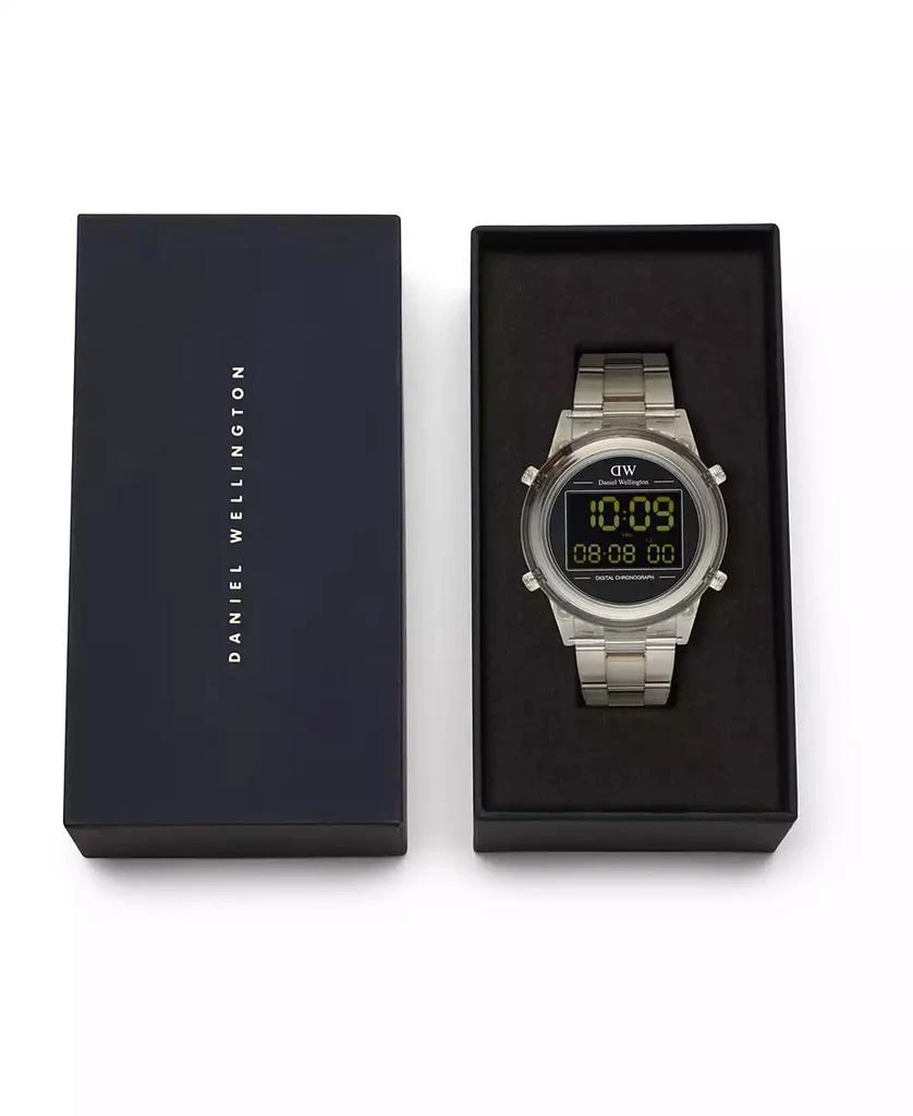 Daniel Wellington Men's Chronograph Gray Plastic Watch, 42mm 6