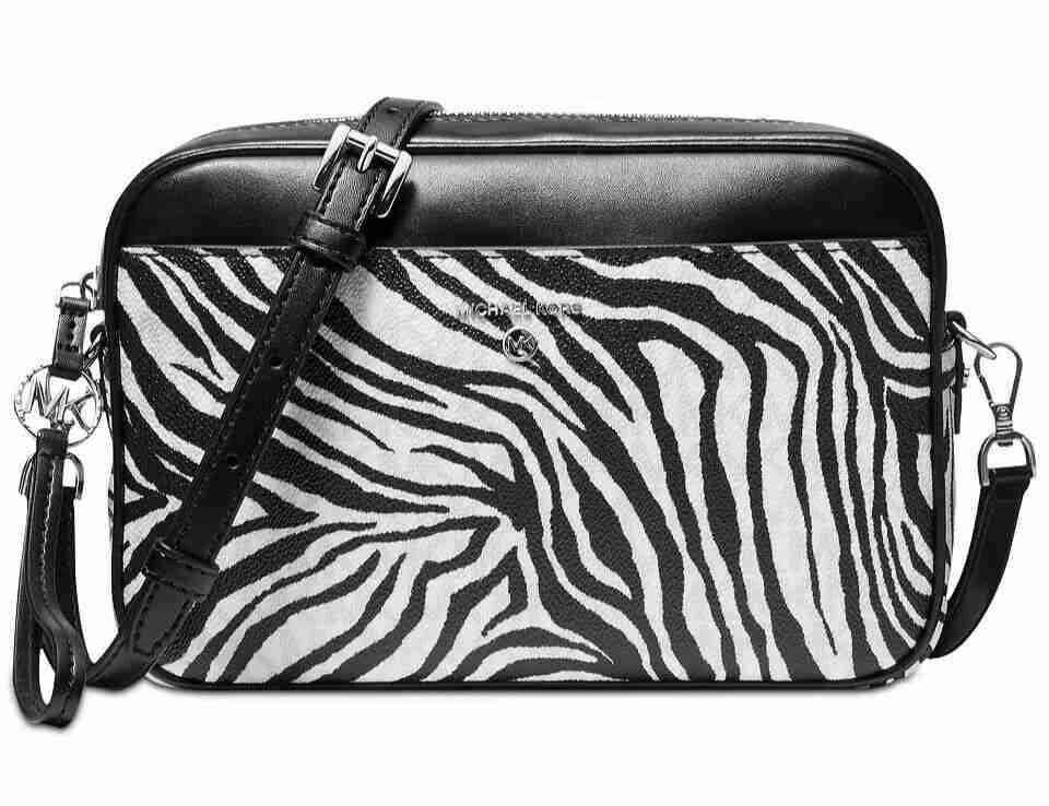Michael Kors Jet Set Charm EW MK Signature VC Clutch Crossbody Bag 1