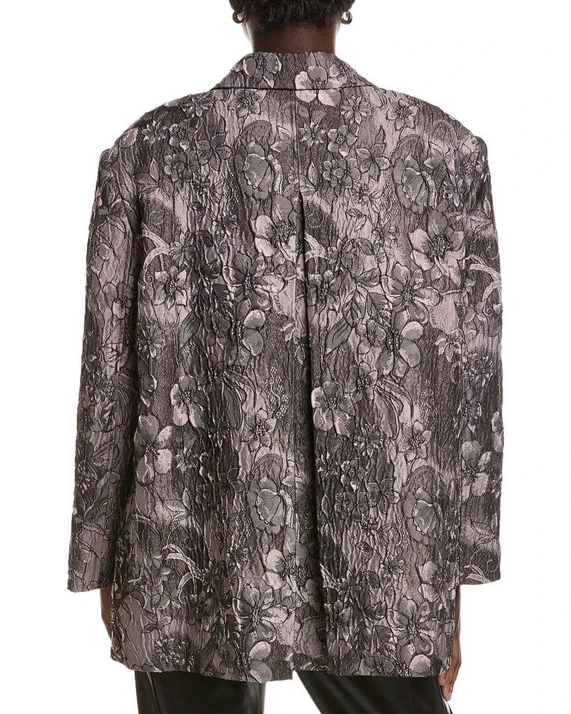 Ganni Rippled Jacquard Oversized Blazer 2