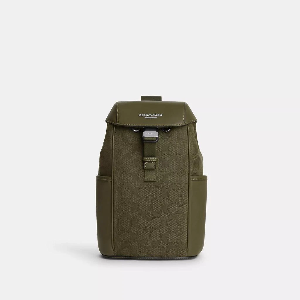 Coach Racer Pack In Signature Jacquard 2