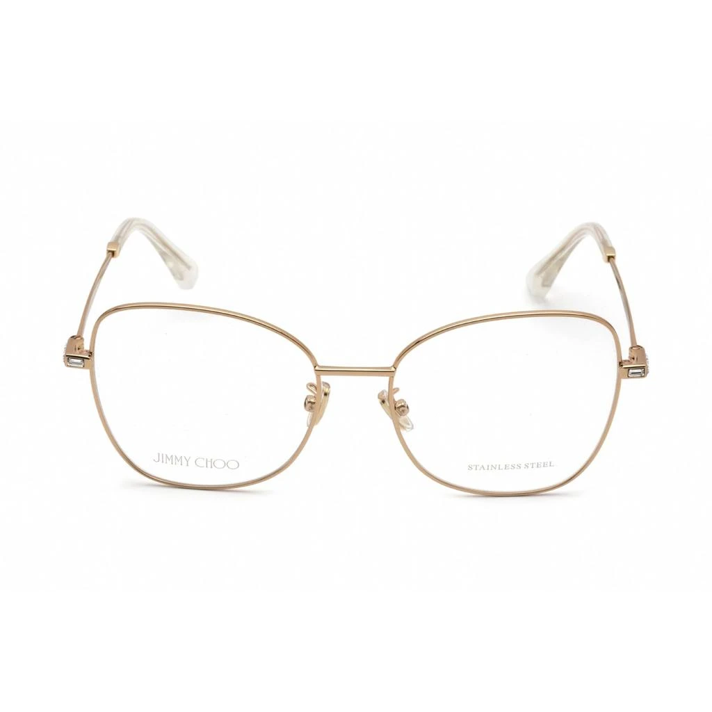 Jimmy Choo Jimmy Choo Women's Eyeglasses - Gold Metal Cat Eye Shape Frame | JC 286/G 0J5G 00 2