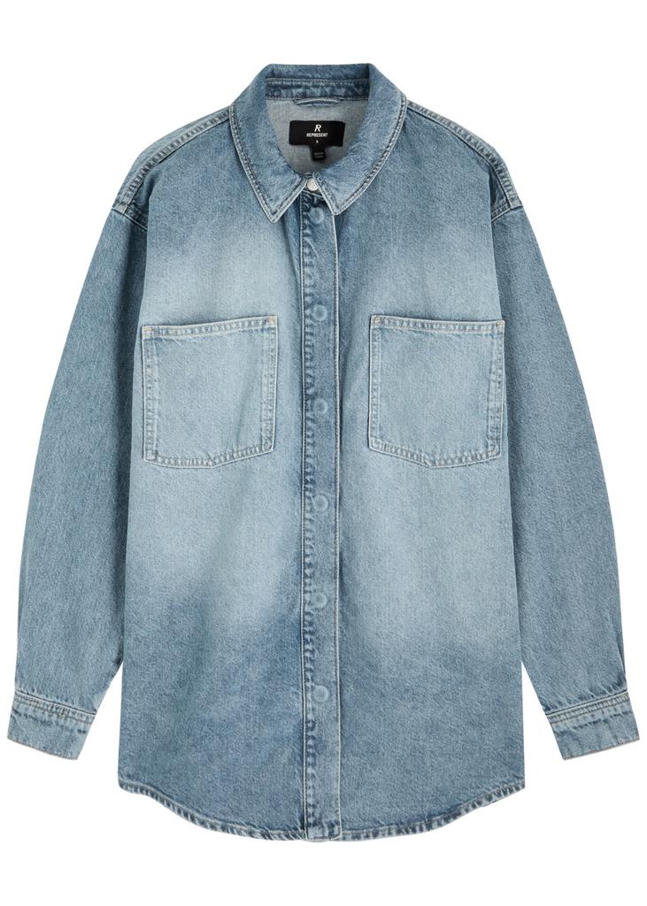 Represent Oversized denim overshirt