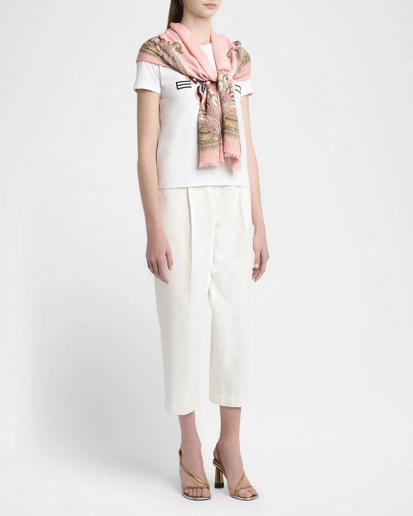 ETRO Boheme Paisley Border Scarf 2