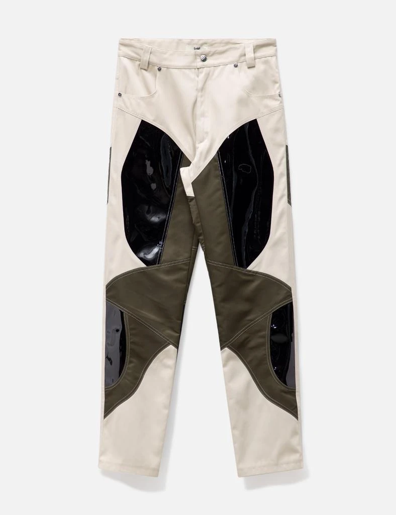 GmbH Patchwork Vinyl Trousers 1