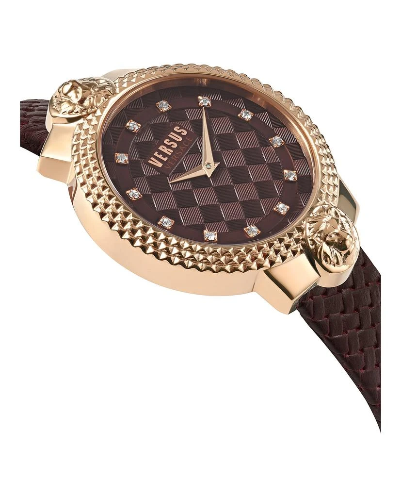 Versus Versace Mouffetard Leather Watch 3