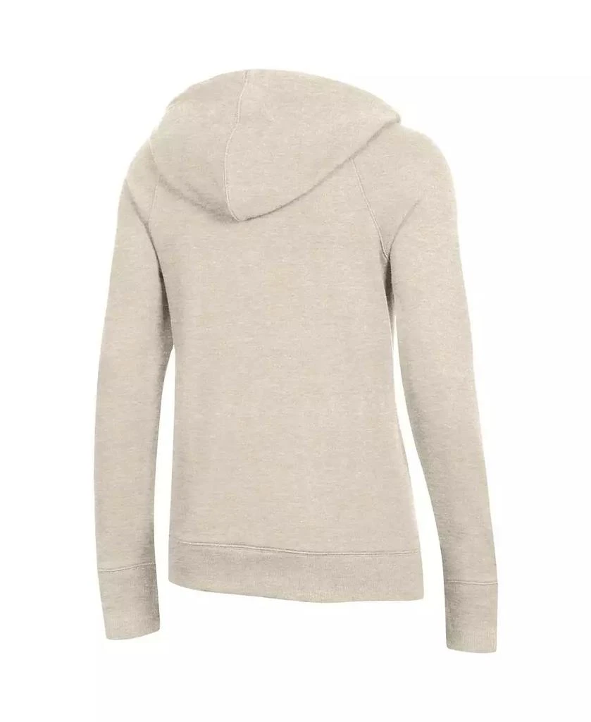 CHAMPION Women's Heathered Oatmeal Georgia Bulldogs College Seal Pullover Hoodie 3
