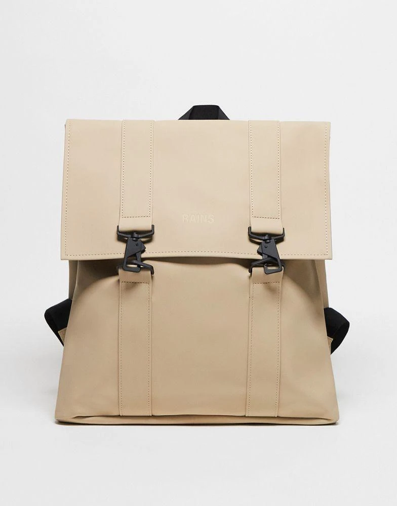 Rains Rains MSN unisex waterproof backpack in sand