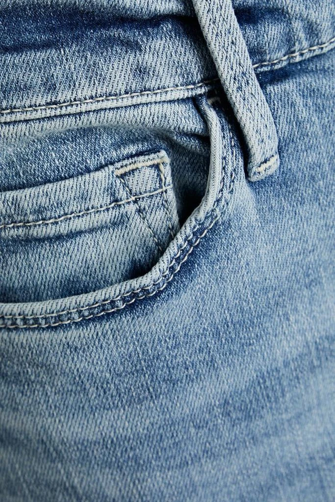 FRAME Cropped faded boyfriend jeans 4
