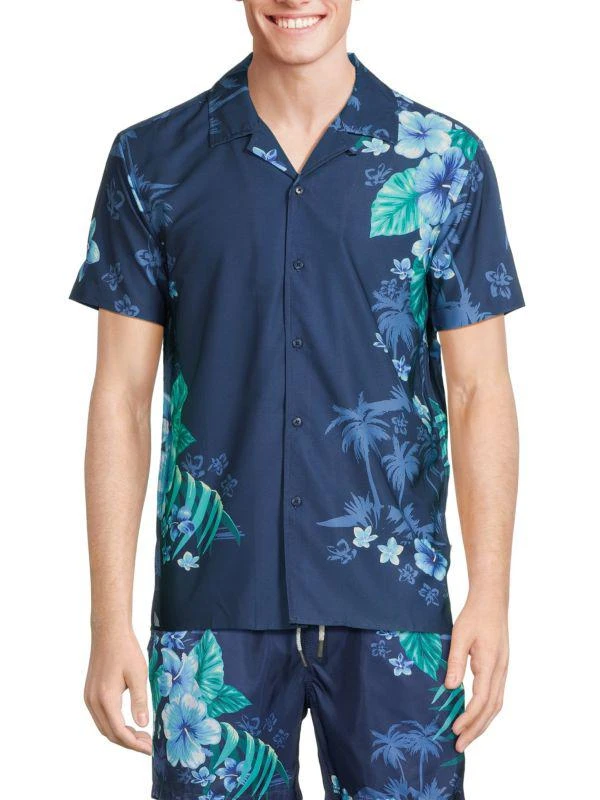 Vintage Summer Tropical Camp Shirt 1