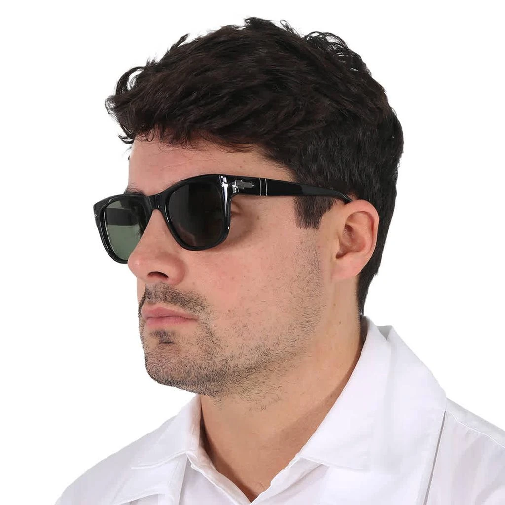Persol Green Square Unisex Sunglasses PO3313S 95/31 52 2