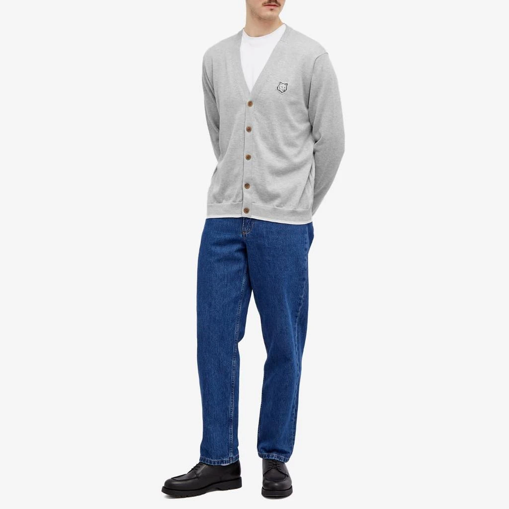 Maison Kitsune Maison Kitsuné Bold Fox Head Patch Regular Cardigan 4