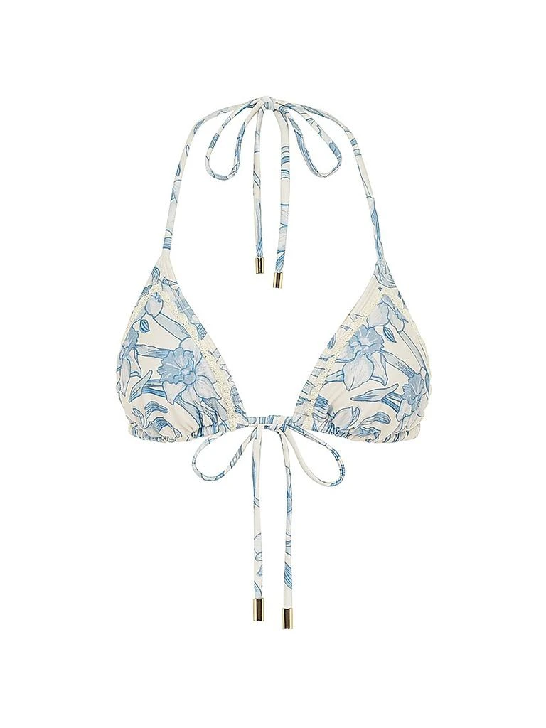 Peony Everlasting Triangle Bikini Top 1