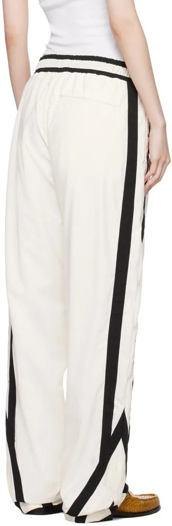 Rhude Off-White & Black Ski Track Pants 3