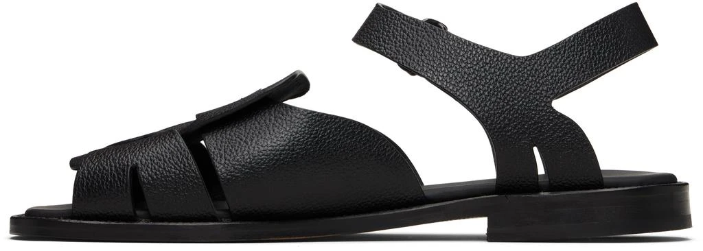 Hereu Black Roca 2 Grainy Veg Tanned Sandals 3