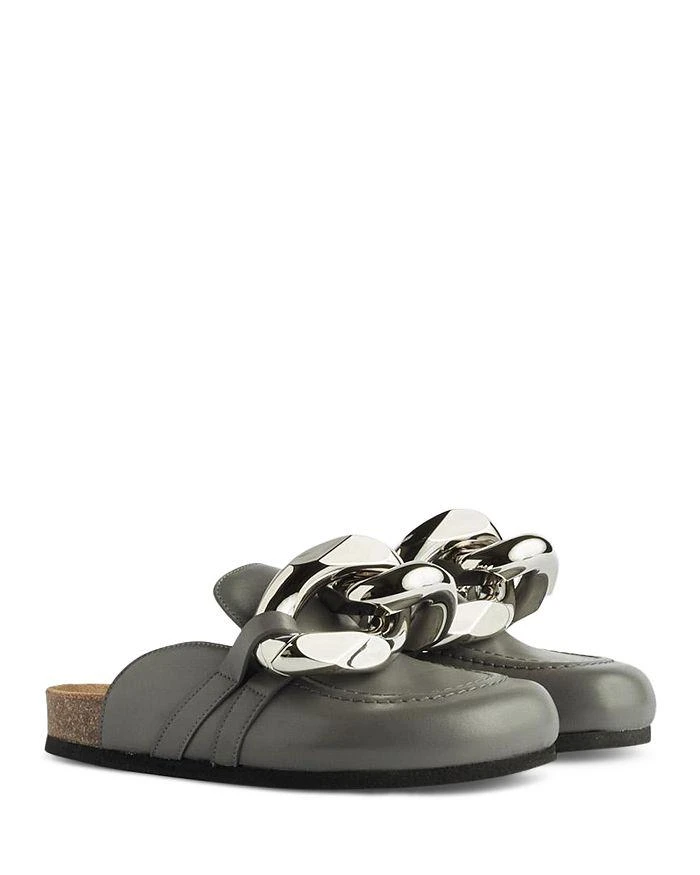 JW Anderson Men's Chain Slip On Loafer Mules 2